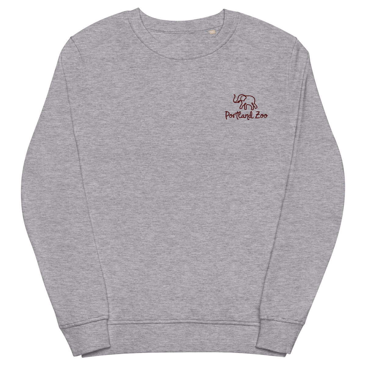 Embroidered organic sweatshirt (unisex) – Portland Zoo